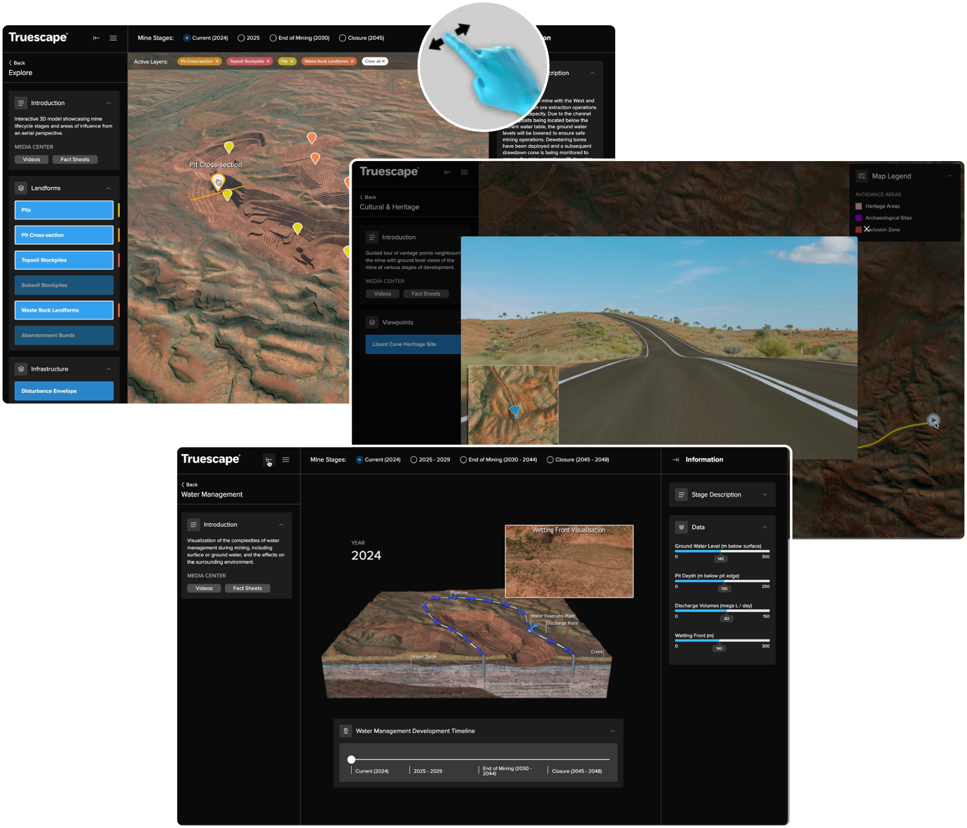 Truescape Interactive Mining Tool