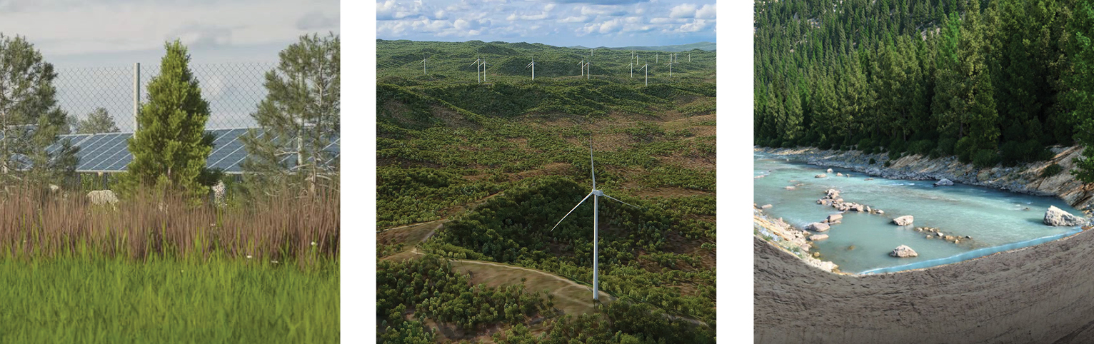 Renewable energy visualizations