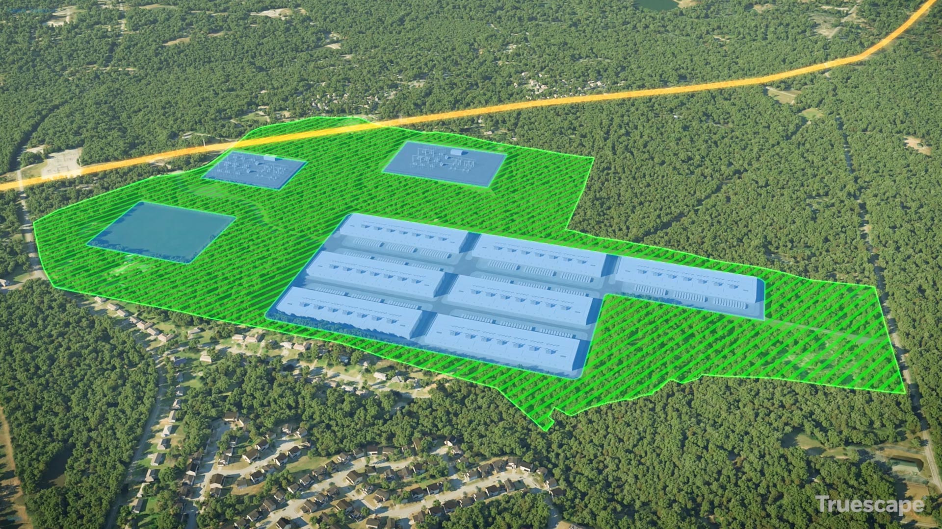 Conserved forest area