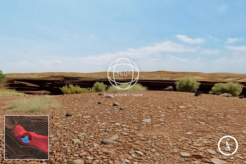 Virtual tours for sacred site preservation